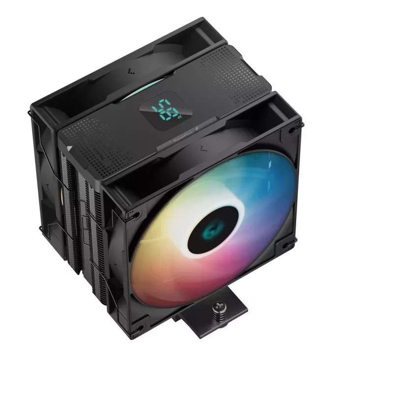 DeepCool AG400 Digital Plus procesoriaus aušintuvas oru 12 cm juodas 1 vnt.