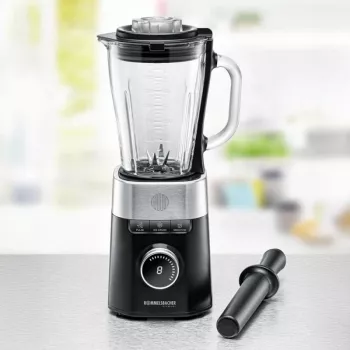 Stacionarus plaktuvas Rommelsbacher MX 1260 — 1200 W, 1,5 l, juodas / nerūdijantis plienas
