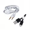 Skullcandy Hesh ANC ausinės laidinės ir belaidės galvos lankeliu skambučiams/muzikai USB Type-C Bluetooth baltos