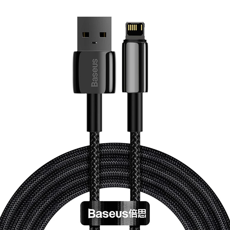 Baseus CALWJ-A01 Lightning laidas 2m juodas 2.4A