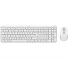 Logitech Signature Slim Combo MK950 - Klaviatūros ir pelės rinkinys - 100% pilno dydžio - Belaidis - Bluetooth 5,1 LE - QWERTY - US International - Off-White (920-012491)