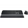 „Logitech MX Keys S Combo“ klaviatūra, pelė įskaičiuota, biuro, RF belaidė + „Bluetooth“, QWERTZ, šveicariška, grafito