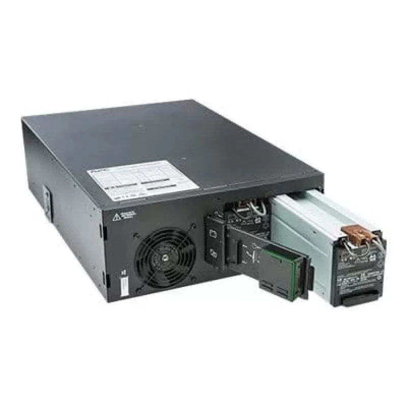 APC Smart-UPS On-Line, 6kVA/6kW, Rackmount 4U, 230V, 6x C13+4x C19 IEC lizdai, tinklo plokštė+SmartSlot, pailginta veikimo trukmė, su bėgeliu, Marine