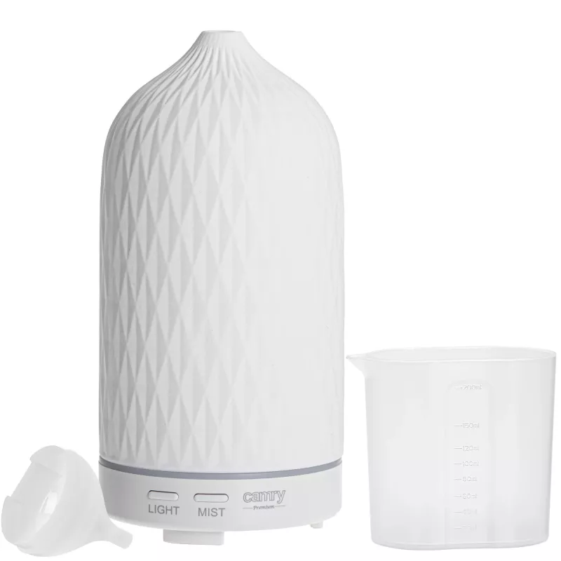 Camry | CR 7970 | Ultragarsinis aromatinis difuzorius 3in1 | Ultragarsinis | Tinka patalpoms iki 25 m² | Baltas