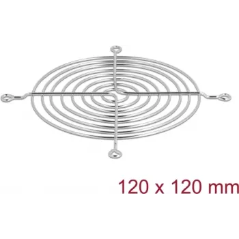 Ventiliatoriaus grotelės DeLOCK 67308 Metalas Sidabrinis 113.8mm