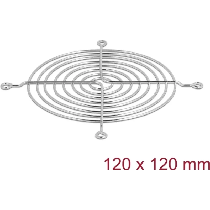 Ventiliatoriaus grotelės DeLOCK 67308 Metalas Sidabrinis 113.8mm