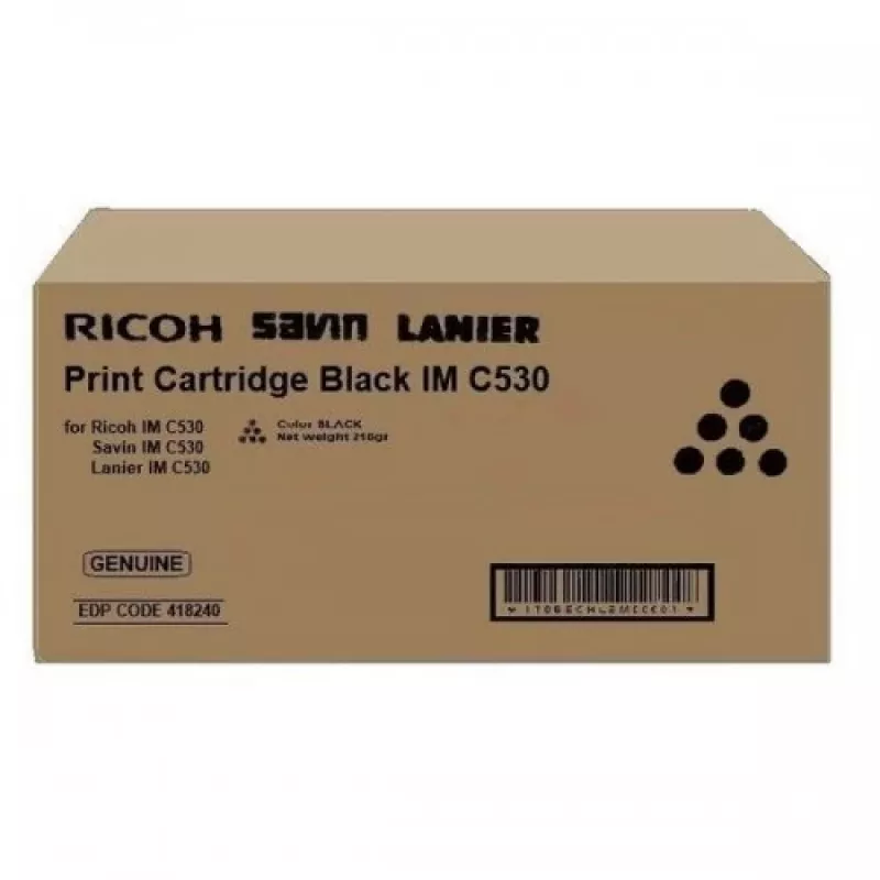 Ricoh 418240 dažų kasetė 1 vnt. Originali Juoda