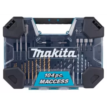 Grąžtų ir atsuktuvų antgalių rinkinys Makita 104