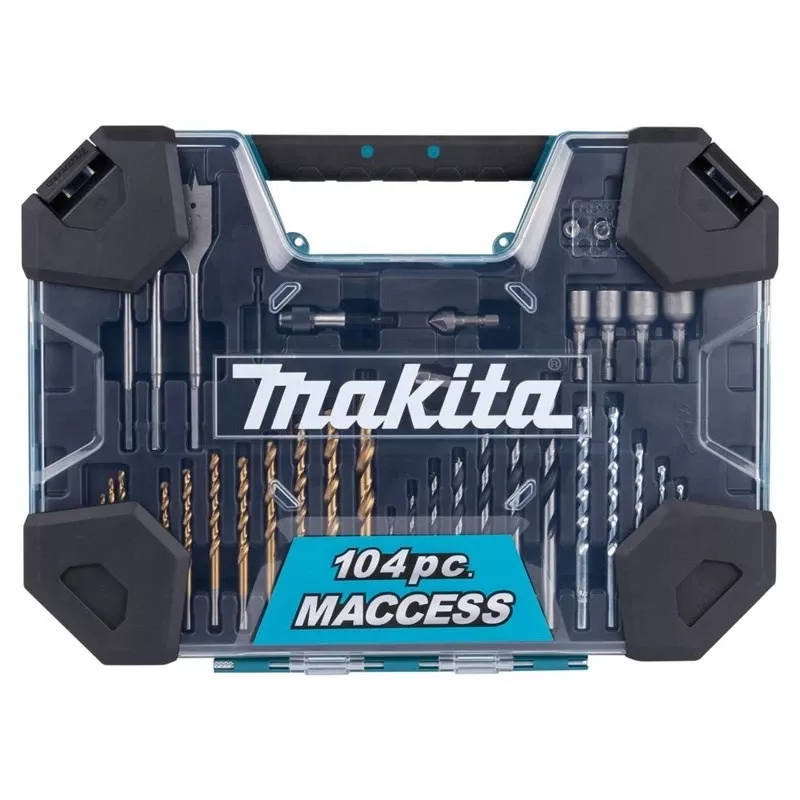 Grąžtų ir atsuktuvų antgalių rinkinys Makita 104