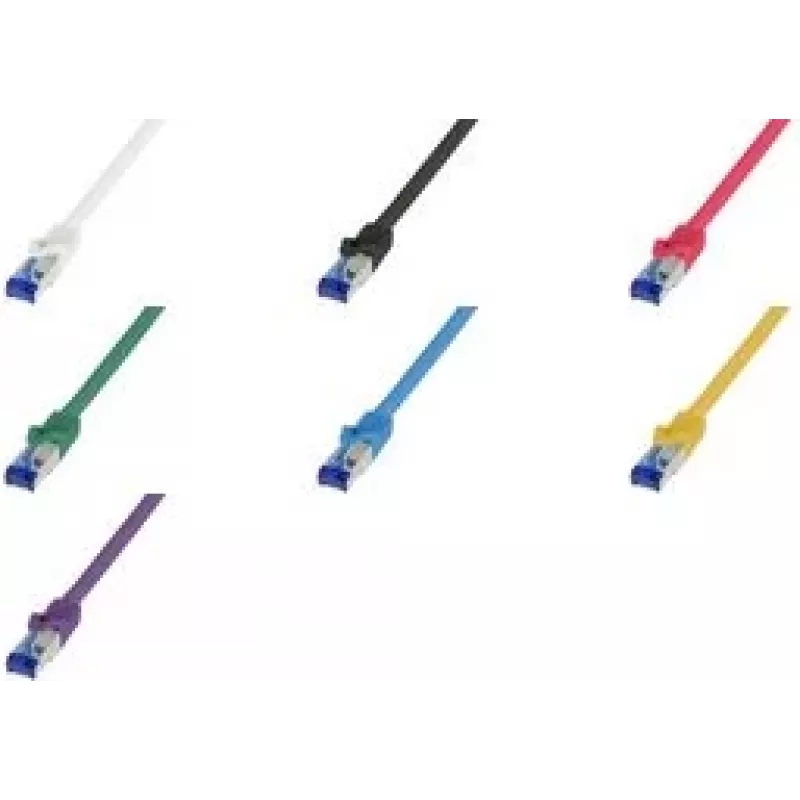 Logilink Professional Ultraflex - Patch-Cable - RJ-45 (M) to RJ-45 (M) - 3 m - 6 mm - S/FTP - Cat.7 instaliacinis kabelis (kabelis) / CAT 6a (Ports) - Halogen-Free, Moulded, Snagless - Juoda, RAL