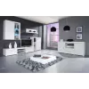 Cama Komoda SAMBA baltas/baltas blizgus