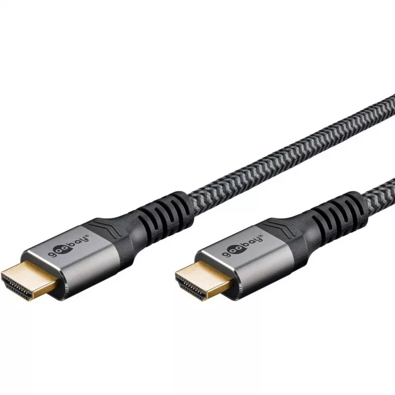 Goobay 65263 HDMI laidas 5 m HDMI A tipo (standartinis) pilkas (65263)