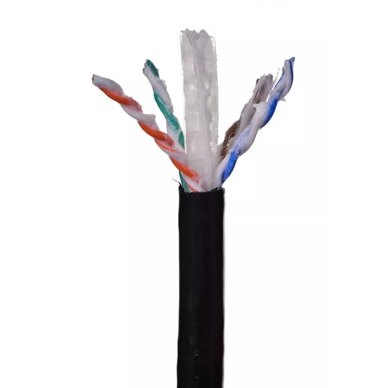 Alantec KIU6OUTZ305 tinklo kabelis 305 m Cat6 U/UTP (UTP) Juoda