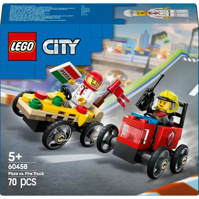 LEGO CITY 60458 Pica prieš gaisrinį automobilį
