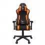 Žaidimų kėdė GEMBIRD GC-SCORPION-04X juodai oranžinė ergonomiško dizaino, reguliuojama sėdynė, aukšta atlošo dalis