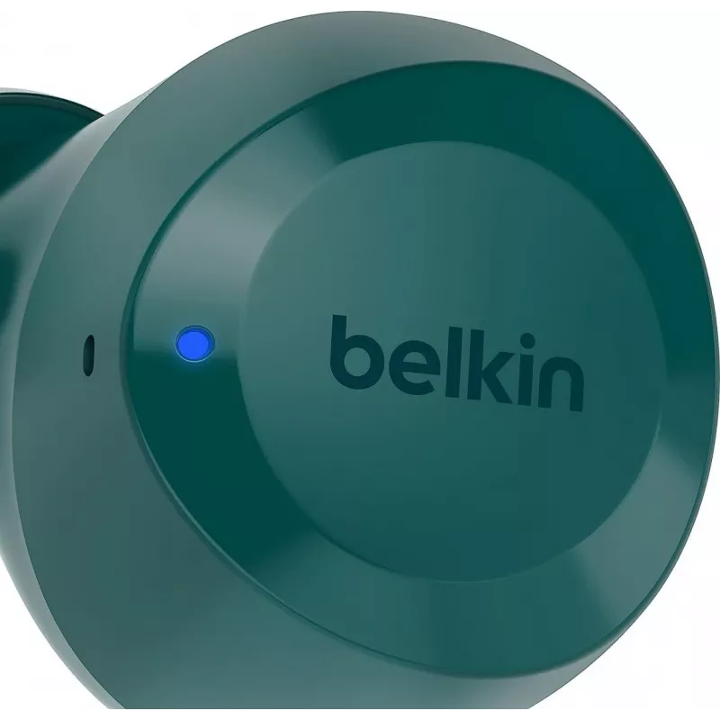 Belkin SoundForm Bolt ausinės belaidės į ausis įdedamos skambučiams / muzikai / sportui / kasdienai Bluetooth žalsvai mėlynos