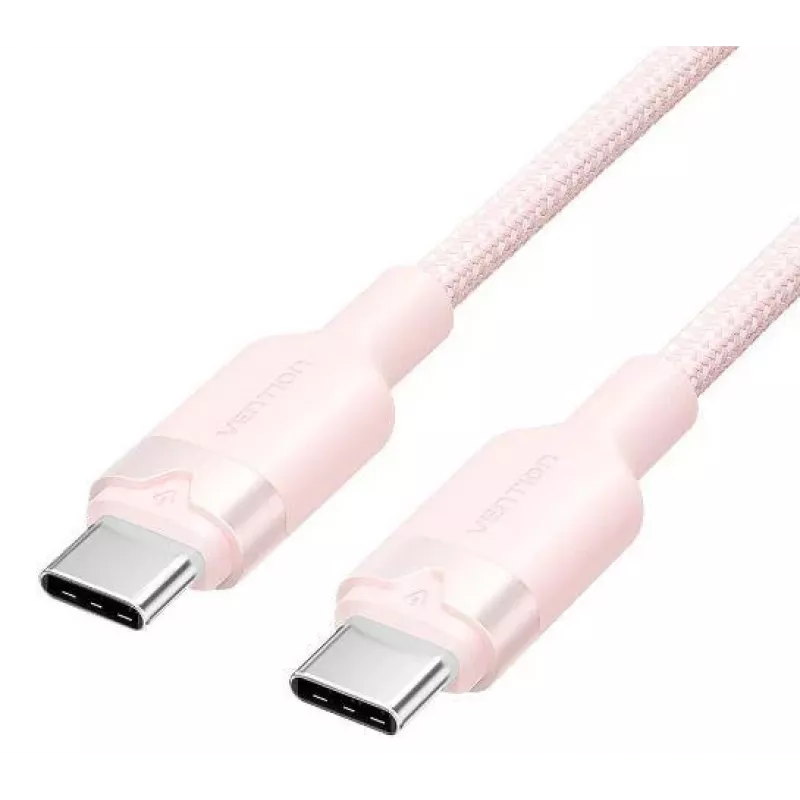 USB C į USB C kabelis Vention TRDP USB 2.0 1 m 0,48 Gbit/s 60 W Rožinis