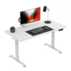 mark adler Leader 7.3 baltas — reguliuojamo aukščio ergonominė darbo vieta