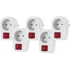 Elektrinis perjungiamas lizdas Renkforce 2-polius baltas