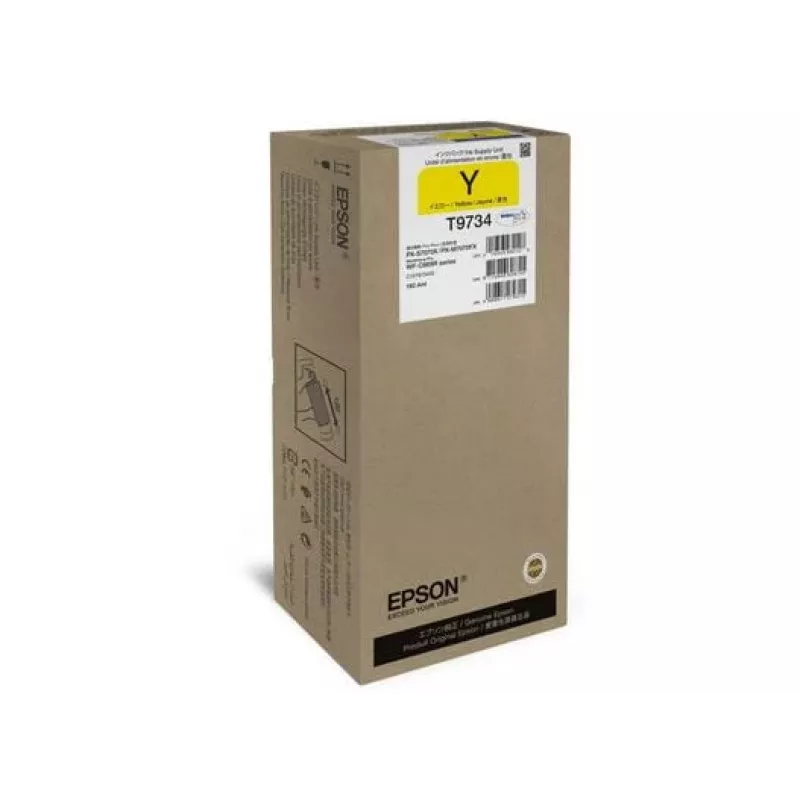 Rašalo kasetė Epson WF-C869R T97340N geltona XL – Originali didelio našumo (XL)