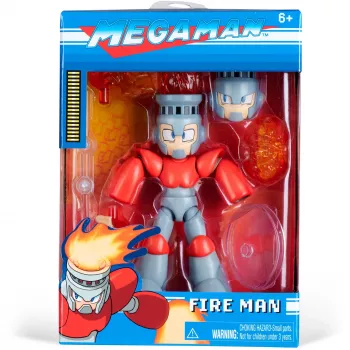 Figure Jada Toys Mega Man Fire Man 253251023 — kolekcinė veiksmo figūrėlė, apytiksliai 1:24 mastelis