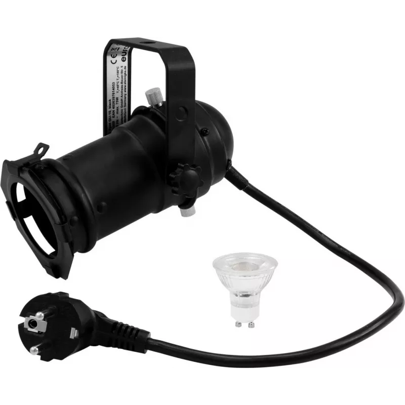 LED PAR šviestuvas EUROLITE 20000559 — 1 x 7 W LED, kompaktiškas scenos/vakarėlių PAR prožektorius