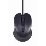 Laidinis pilno dydžio klaviatūra Gembird KBS-UM-04 USB QWERTY US English su pele, juoda, 1,5 m laidas