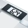 Beurer BG 13 Square Pilka, permatoma elektroninė asmeninė svarstyklė