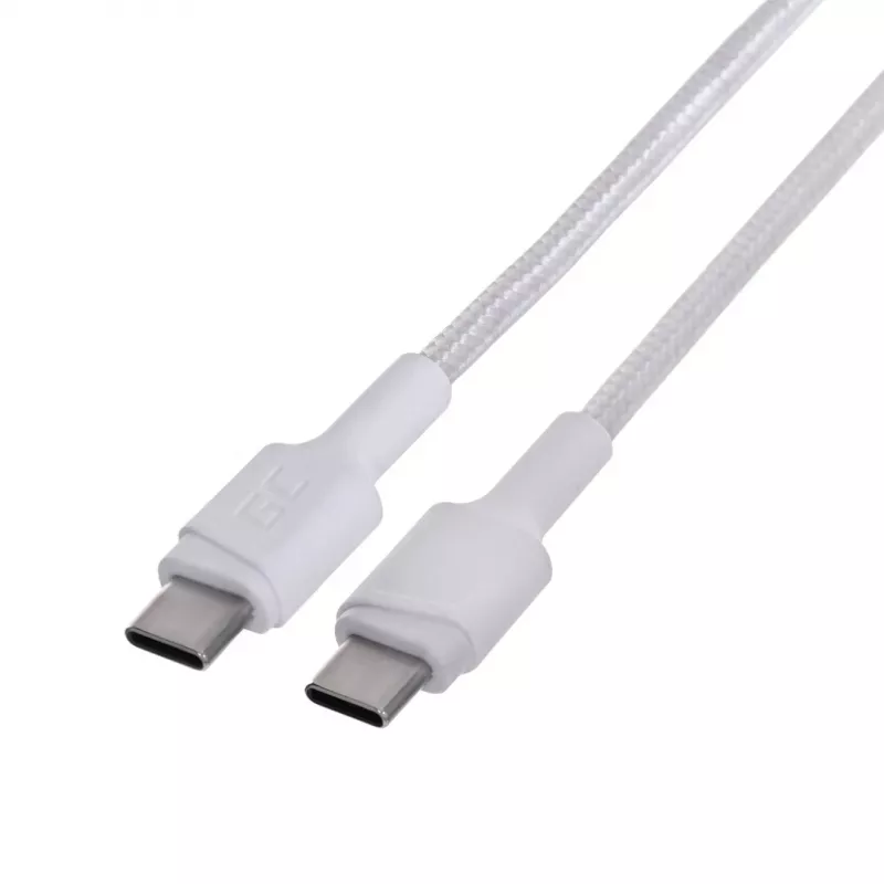 Green Cell KABGC30W USB laidas USB 3.2 Gen 1 (3.1 Gen 1) 1,2 m USB C baltas