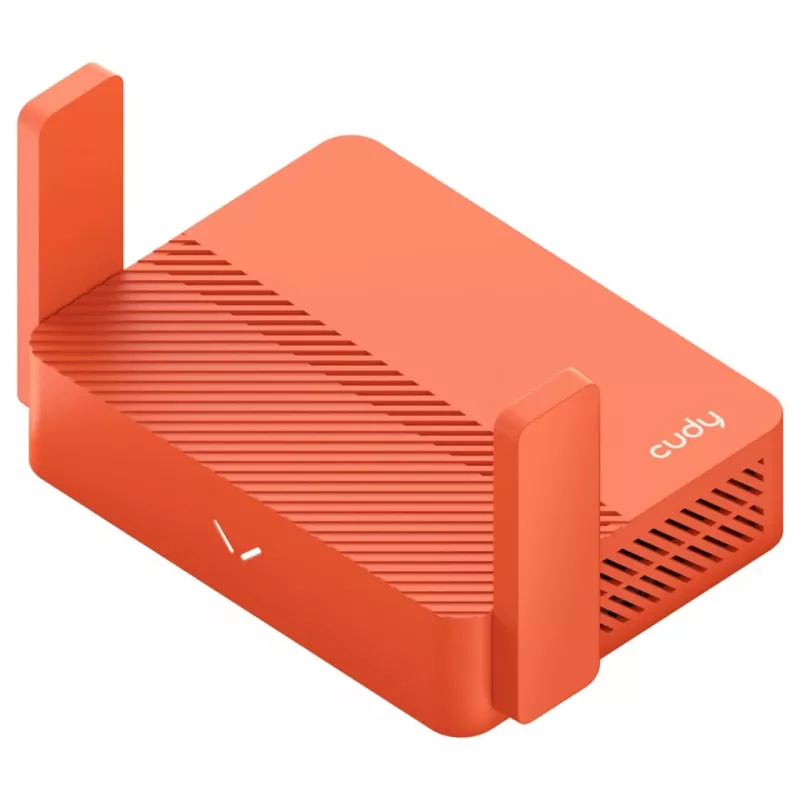 Nešiojamasis maršrutizatorius Cudy AC1200 (TR1200) — oranžinis, maitinamas per kintamosios srovės adapterį, 1x RJ-45 LAN/WAN, USB 2.0
