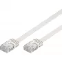 Wentronic Goobay CAT 5e Plokščiasis komutacinis kabelis, U/UTP, Baltas, 15 m - CCA vario mišinys (93364)