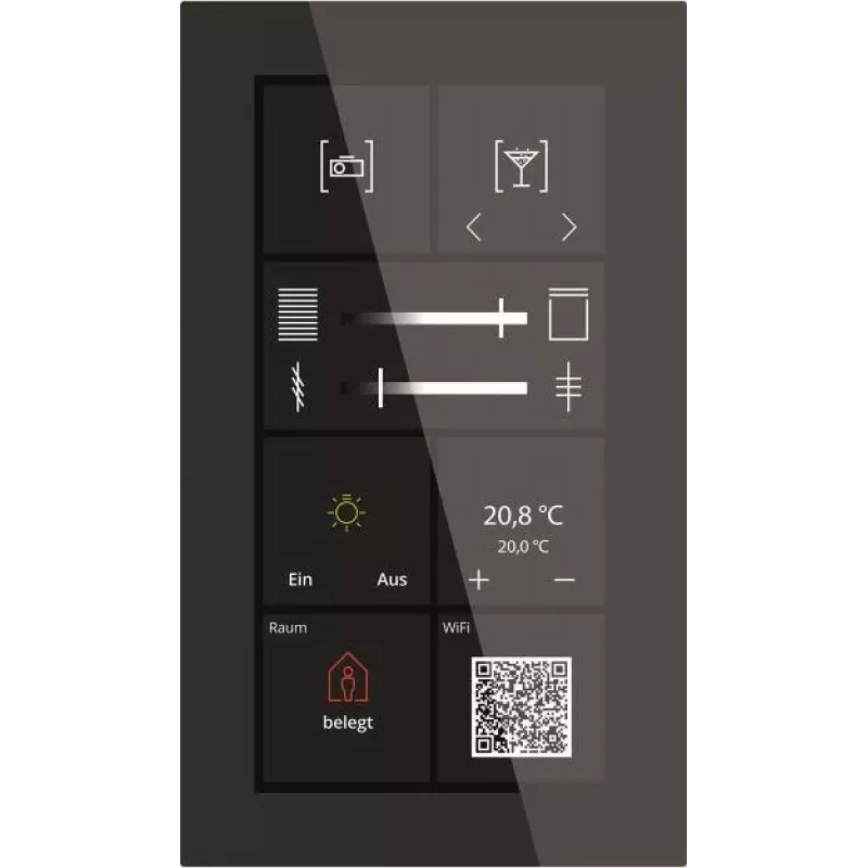 MDT KNX Glas Touch Smart Plus 6 colių BE-GTSP6TS.01S (BE-GTSP6TS.01S)