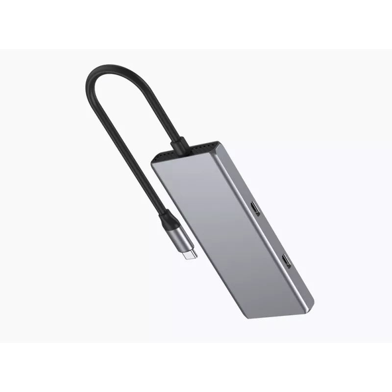 Gembird USB šakotuvas, 4 prievadų, USB 3.2 Gen 2 Type-C, su 4x Type-A ir Type-C prievadais