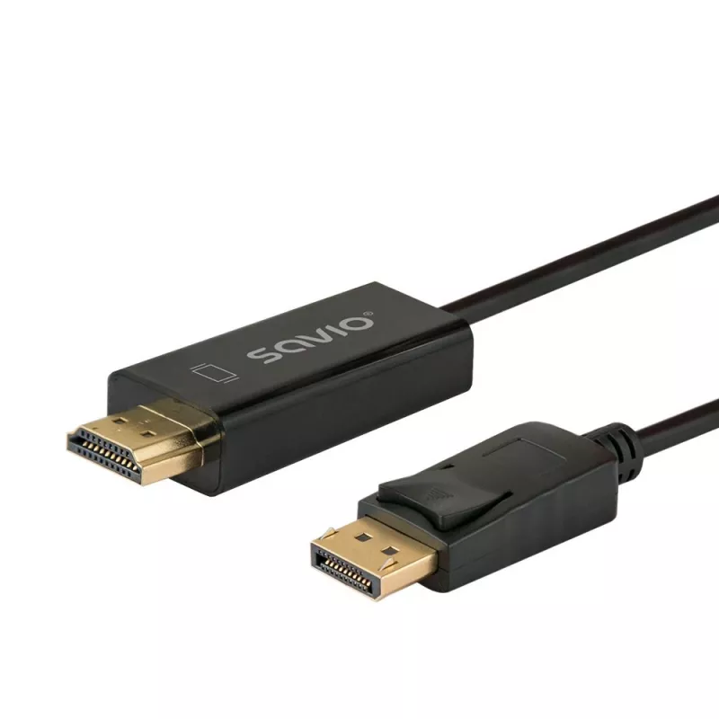 Laidas DisplayPort į HDMI 1,5 m, CL-183 Savio SAVKABELCL-183