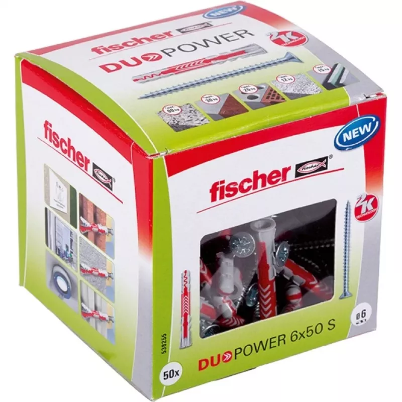 FISCHER KAIŠTIS DUOPOWER 6x50 S 50 vnt. SU VARŽTU