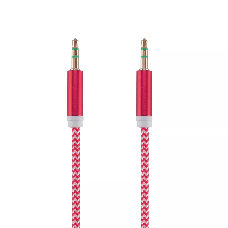 Garso kabelis Tellur TLL311091 — 3,5 mm lizdas, 1 m, raudonas