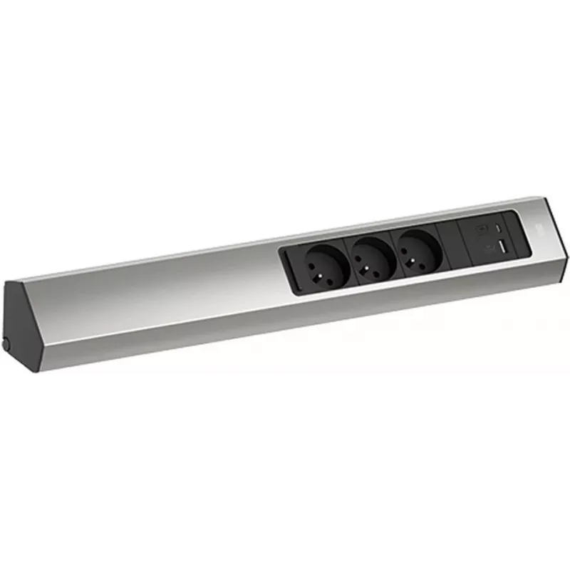 Maitinimo lizdas Bachmann Casia 2 su 3 UTE lizdais ir 1 USB A/C 22W