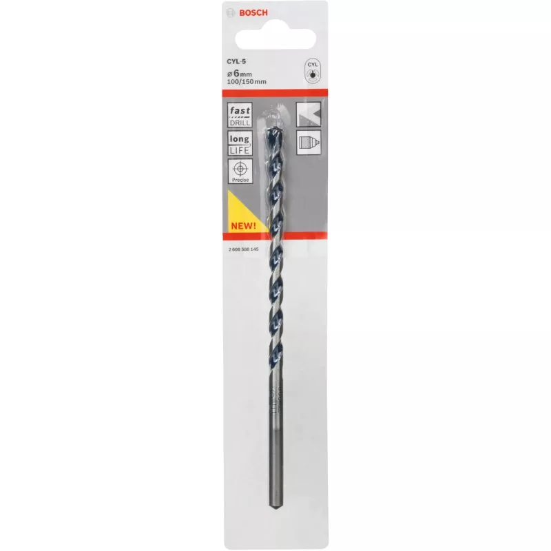 Grąžtas Bosch CYL-5 6 mm 150 mm