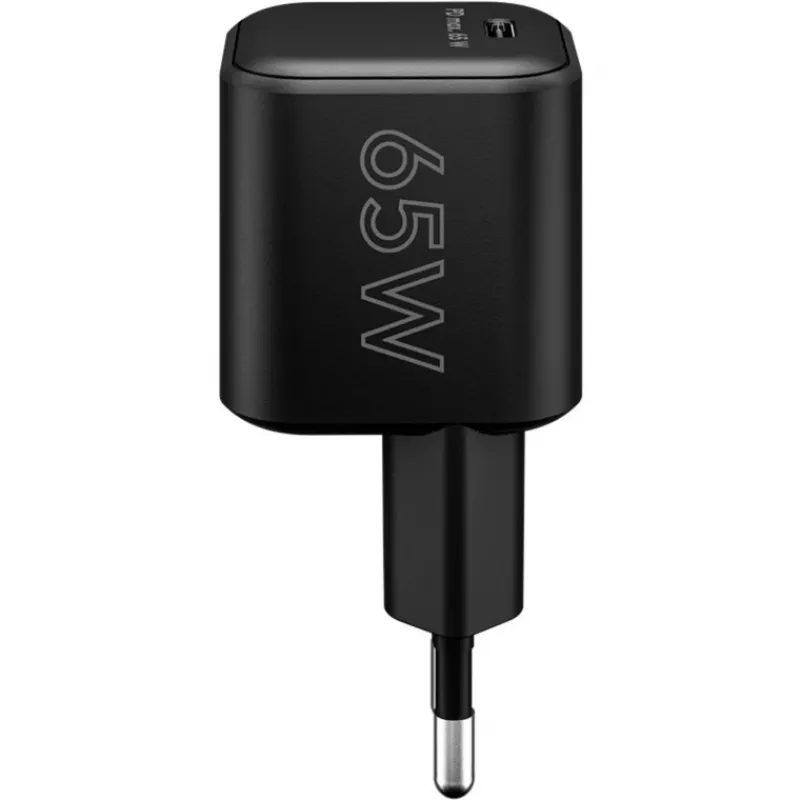 USB-C įkrovimo rinkinys GOOBAY 74774 — 65 W įkroviklis su 1 m tekstiliniu USB-C laidu