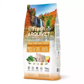 Pusiau drėgnas šunų ėdalas ARQUIVET Fresh Turkey and Fish 10 kg — 27% baltymų, 17% riebalų, 20% drėgmės