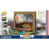 Konstruktorius Cobi Napoleono Maskvos mūšis 145 dalių modelio rinkinys istorinė diorama
