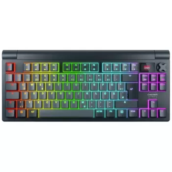 Mechaninė klaviatūra Cherry MX 8.3 belaidė RGB raudoni jungikliai DE išdėstymas