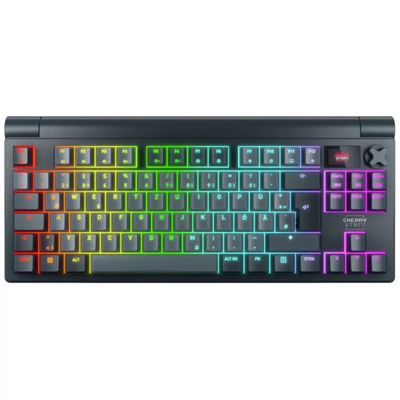 Mechaninė klaviatūra Cherry MX 8.3 belaidė RGB raudoni jungikliai DE išdėstymas