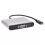 Išorinis vaizdo adapteris SidabrinėSTONE CH7517 USB-C į VGA (Chrontel CH7517) išorinio ekrano prijungimas
