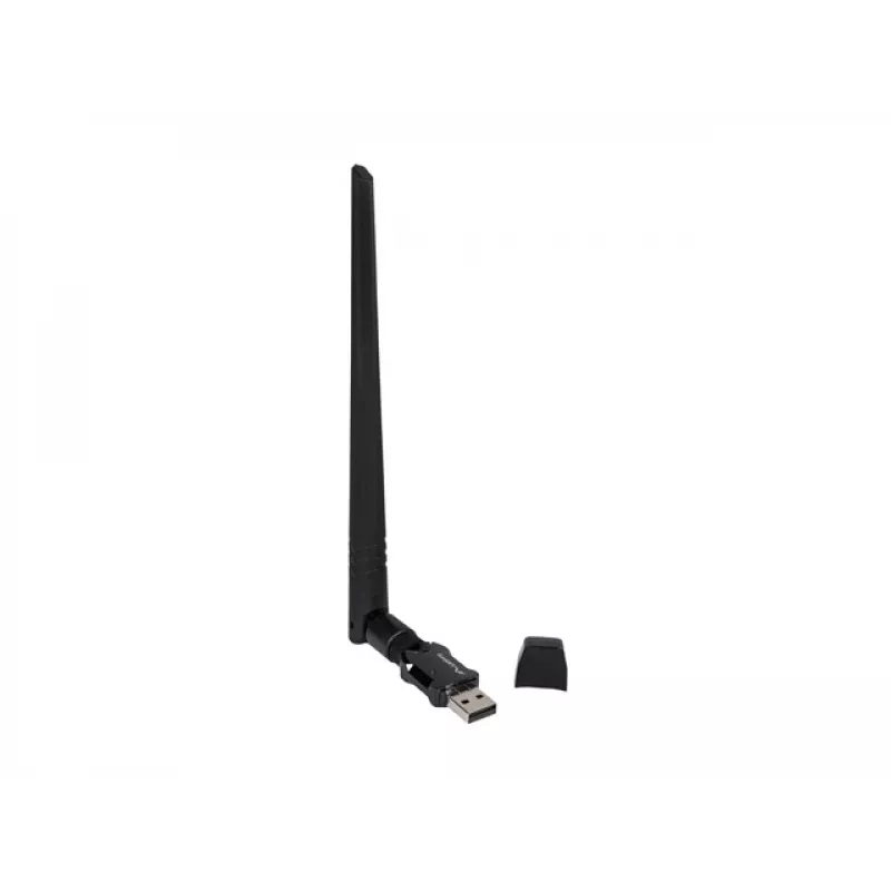 Lanberg USB Adapter Bevielis Tinklo Adapteris NC-0900-WIE USB 2.0 Dual Band AX900 1 Išorinė Antena