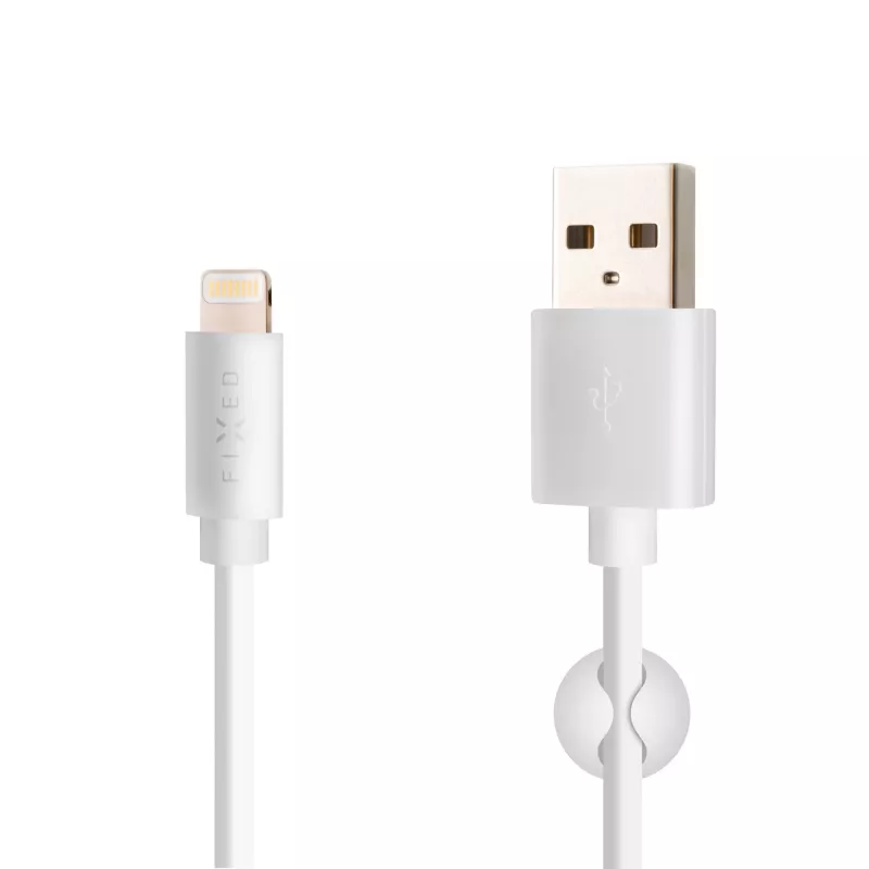 USB į Lightning duomenų ir įkrovimo kabelis FIXED FIXD-UL2M-WH, 2,0 m, baltas