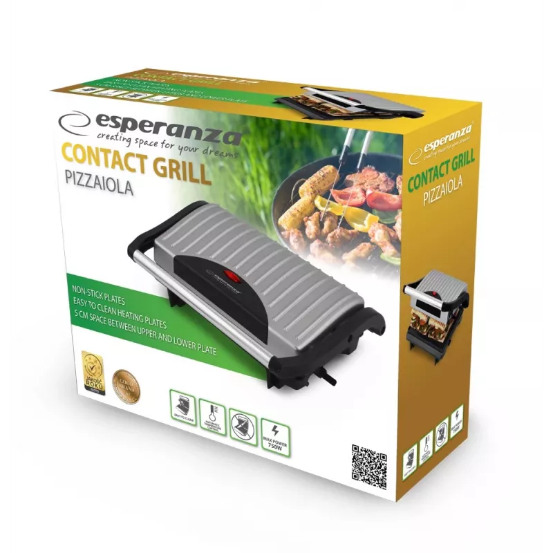 Esperanza Ekg005 elektrinė kepsninė Pizzaiola Ekg005 - 5901299914625