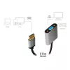LogiLink CDA0109 jungčių adapteris DisplayPort į VGA 0,15 m, pilka juoda