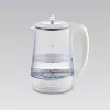 Elektrinis virdulys Maestro MR 052 WH — 1,7 L, 2200 W, permatomas baltas, stiklinis korpusas