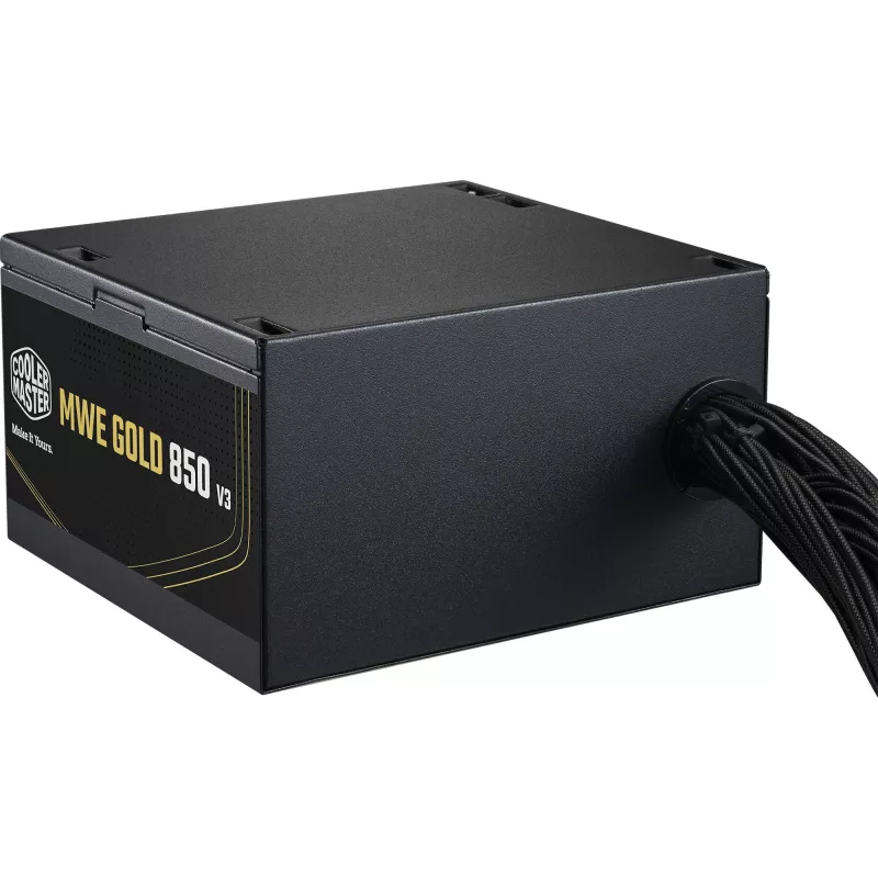 Cooler Master maitinimo blokas MWE Gold 850 V3 850W 80+Gold ne modularus ATX 3.1 ventiliatorius 120mm garantija 5 m.